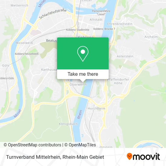 Карта Turnverband Mittelrhein