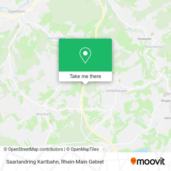 Карта Saarlandring Kartbahn