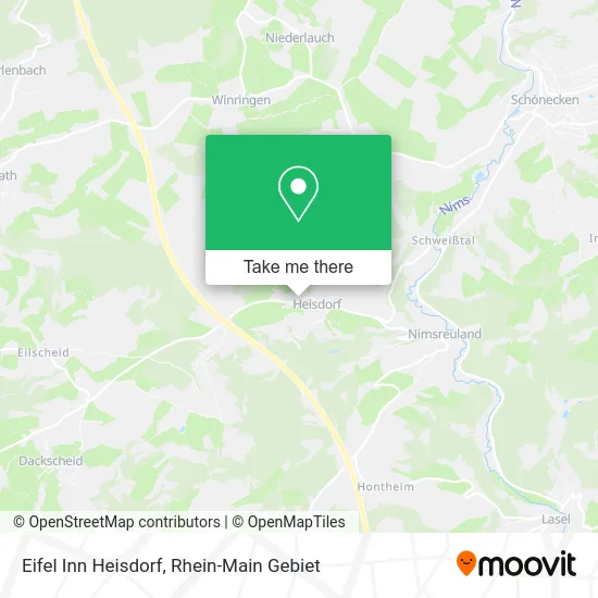 Карта Eifel Inn Heisdorf