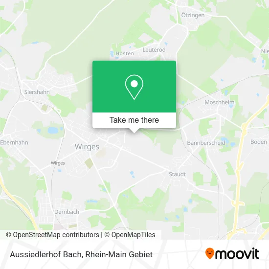 Карта Aussiedlerhof Bach