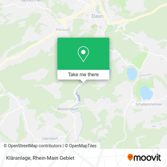 Карта Kläranlage