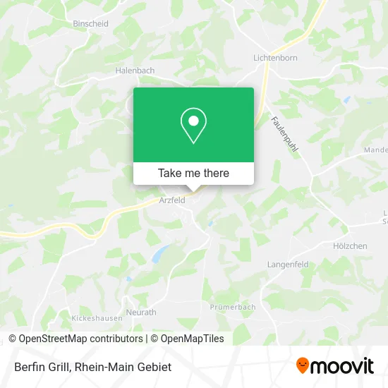 Карта Berfin Grill