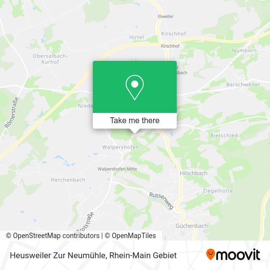 Карта Heusweiler Zur Neumühle