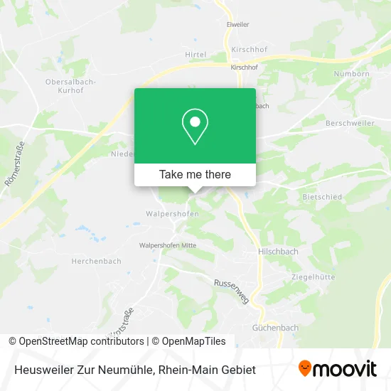 Карта Heusweiler Zur Neumühle