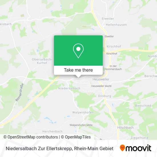 Карта Niedersalbach Zur Ellertskrepp