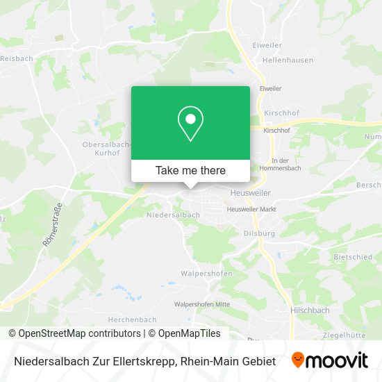 Карта Niedersalbach Zur Ellertskrepp
