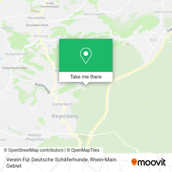 Карта Verein Für Deutsche Schäferhunde