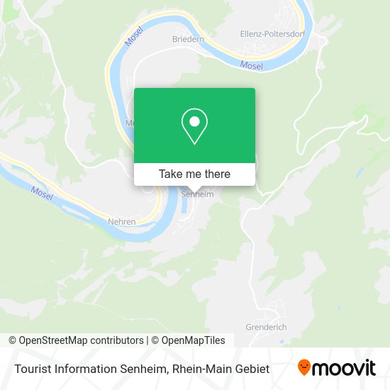 Карта Tourist Information Senheim