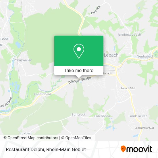Карта Restaurant Delphi