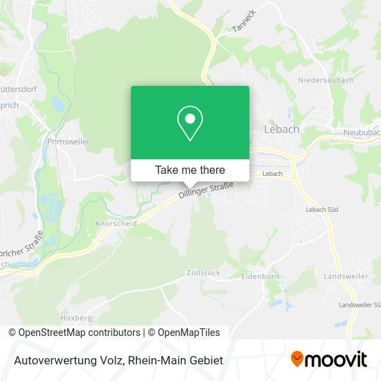Карта Autoverwertung Volz