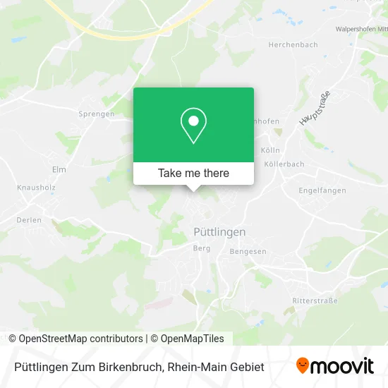 Карта Püttlingen Zum Birkenbruch