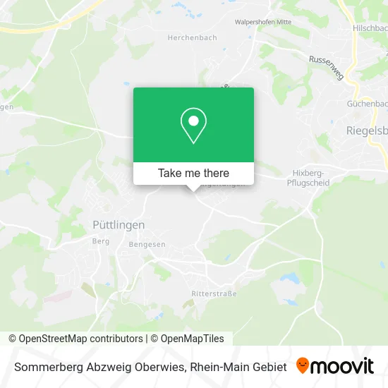 Карта Sommerberg Abzweig Oberwies