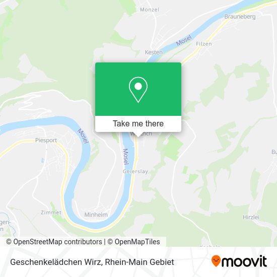 Карта Geschenkelädchen Wirz
