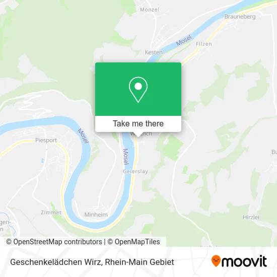 Карта Geschenkelädchen Wirz