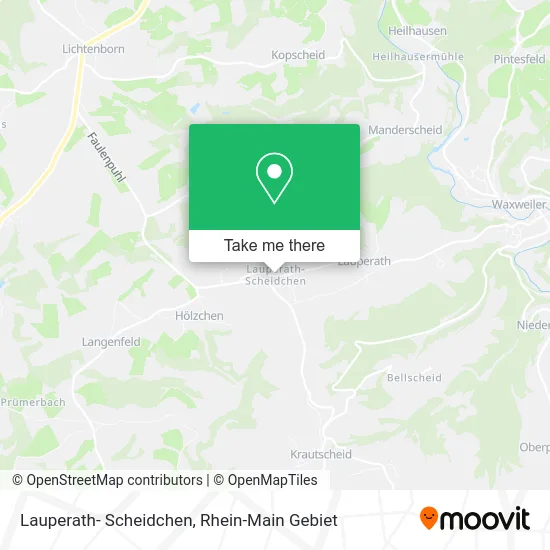 Карта Lauperath- Scheidchen