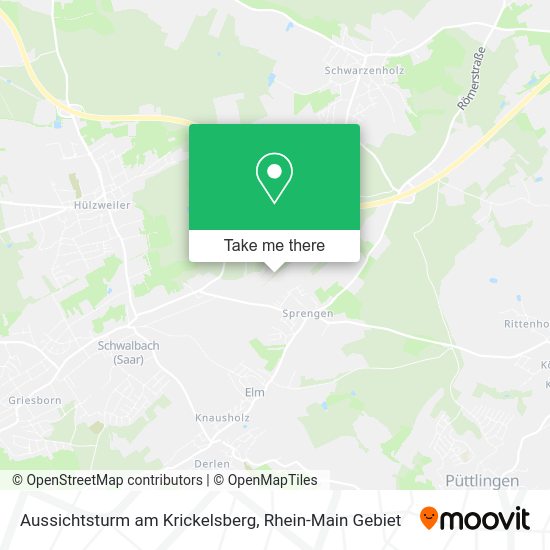 Карта Aussichtsturm am Krickelsberg
