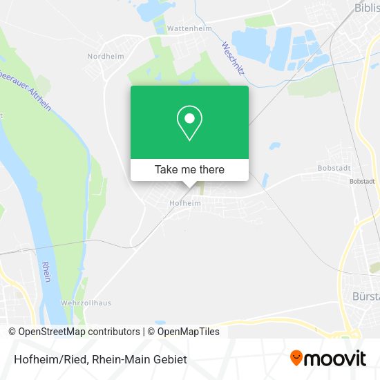 Карта Hofheim/Ried