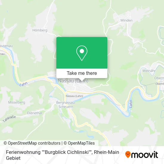 Карта Ferienwohnung ""Burgblick Cichlinski""