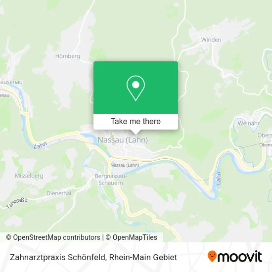 Карта Zahnarztpraxis Schönfeld