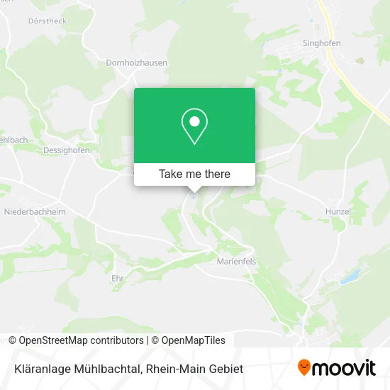 Карта Kläranlage Mühlbachtal