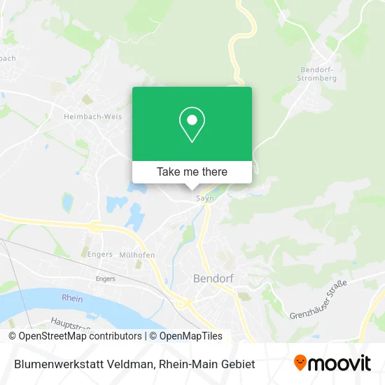 Карта Blumenwerkstatt Veldman