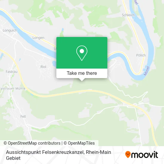 Карта Aussichtspunkt Felsenkreuzkanzel