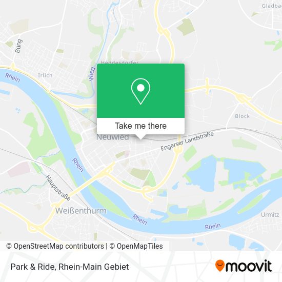 Карта Park & Ride