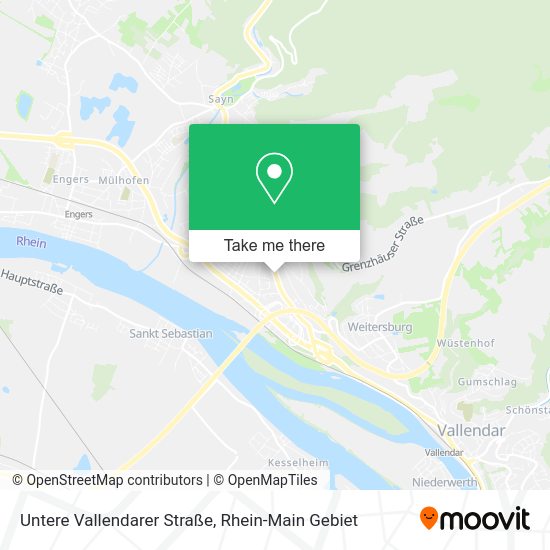 Карта Untere Vallendarer Straße