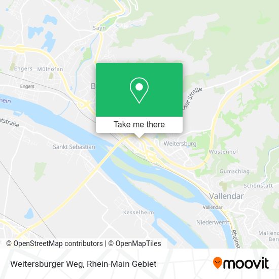Карта Weitersburger Weg