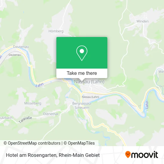 Карта Hotel am Rosengarten
