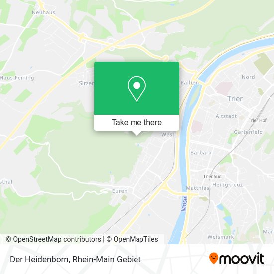 Карта Der Heidenborn
