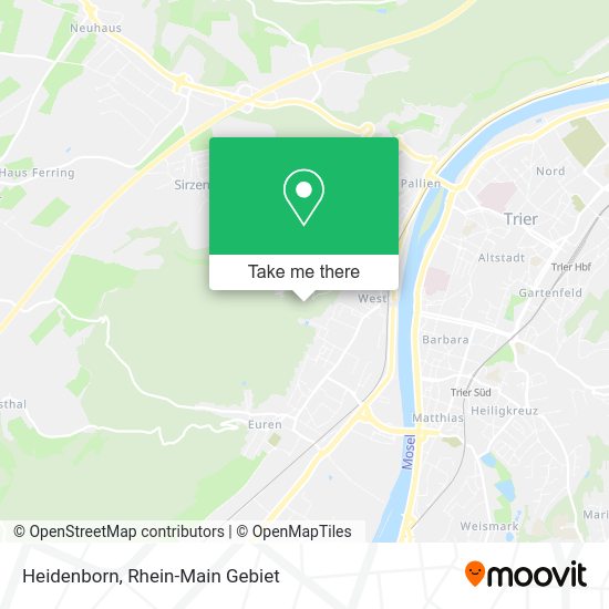Карта Heidenborn