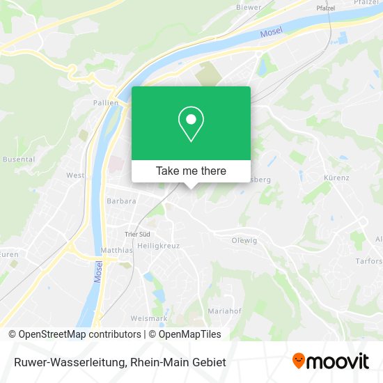 Карта Ruwer-Wasserleitung