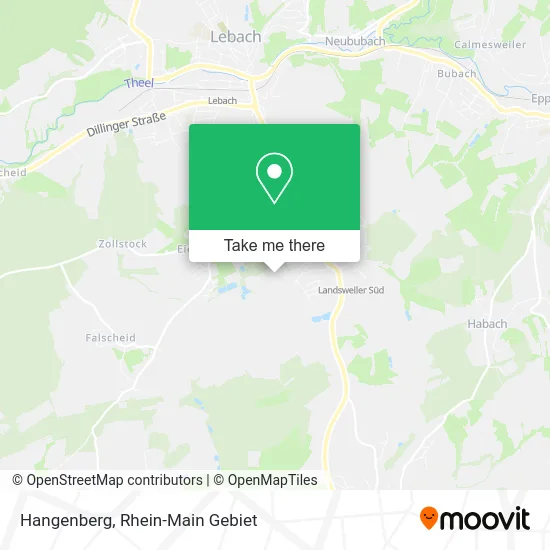 Карта Hangenberg