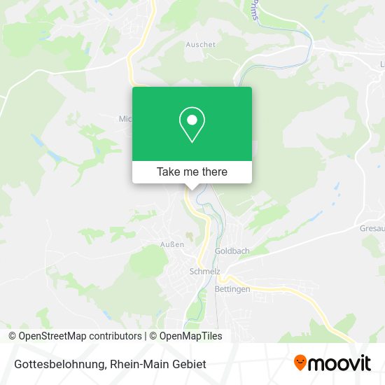 Карта Gottesbelohnung