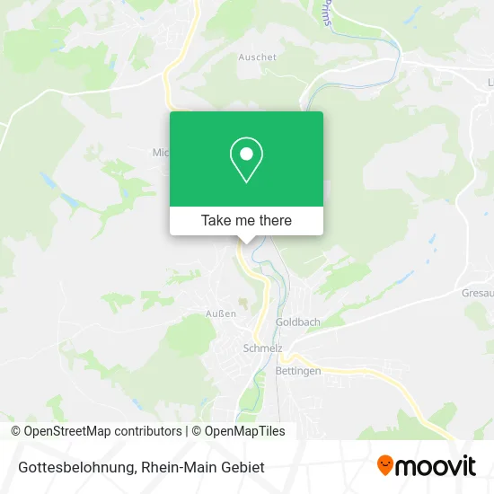 Карта Gottesbelohnung