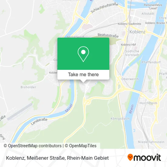 Карта Koblenz, Meißener Straße