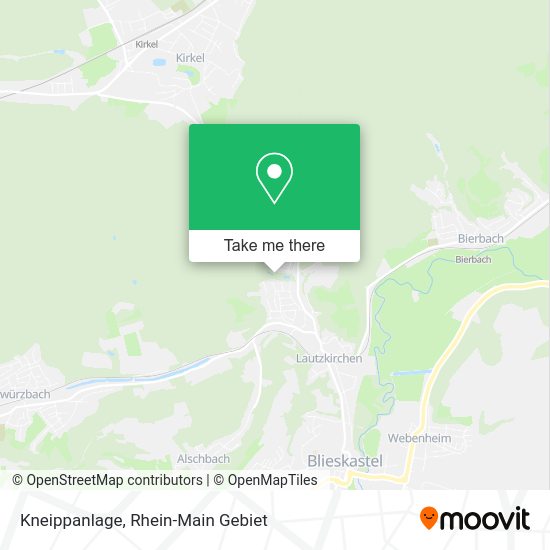 Карта Kneippanlage