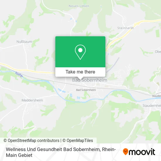 Карта Wellness Und Gesundheit Bad Sobernheim