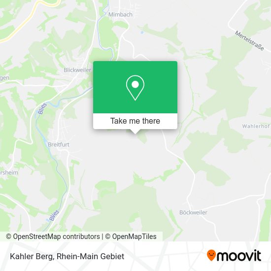 Карта Kahler Berg