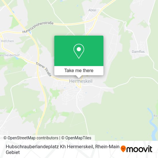 Карта Hubschrauberlandeplatz Kh Hermerskeil