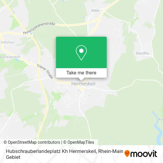 Карта Hubschrauberlandeplatz Kh Hermerskeil