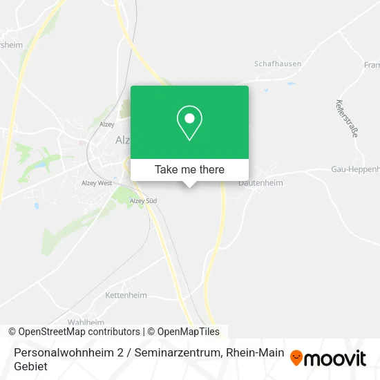 Карта Personalwohnheim 2 / Seminarzentrum