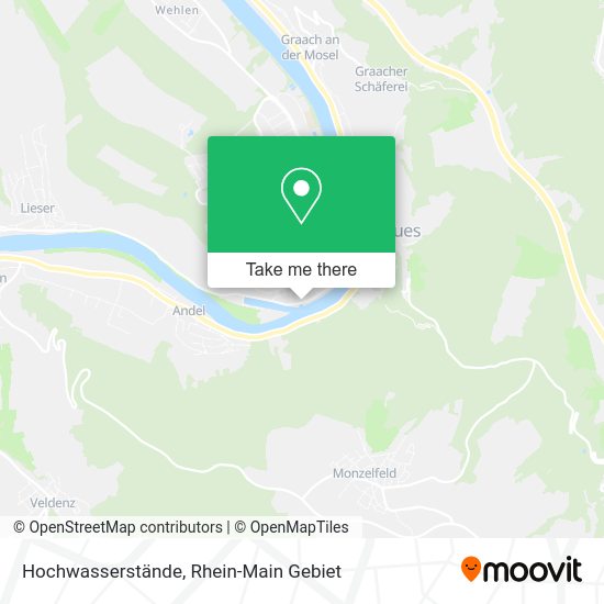 Карта Hochwasserstände