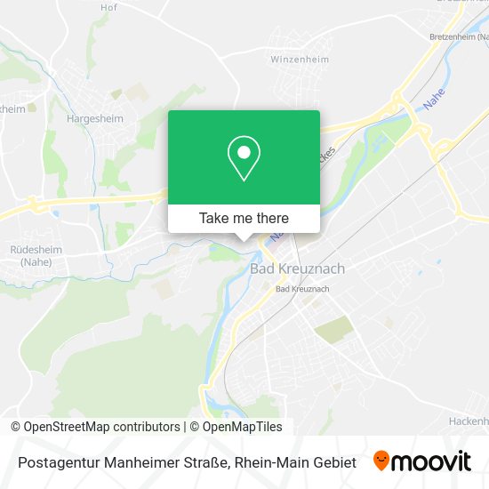 Карта Postagentur Manheimer Straße