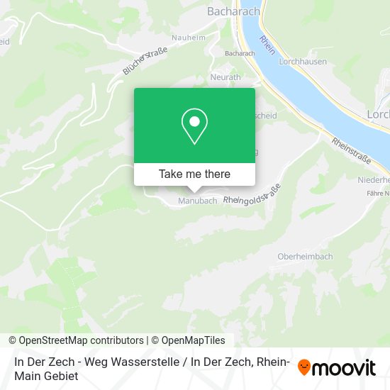 Карта In Der Zech - Weg Wasserstelle / In Der Zech