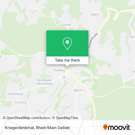 Карта Kriegerdenkmal