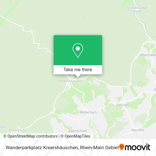 Карта Wanderparkplatz Kreershäuschen