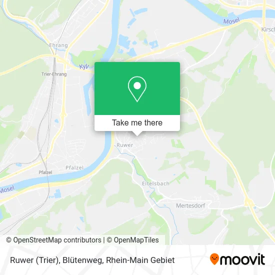 Карта Ruwer (Trier), Blütenweg