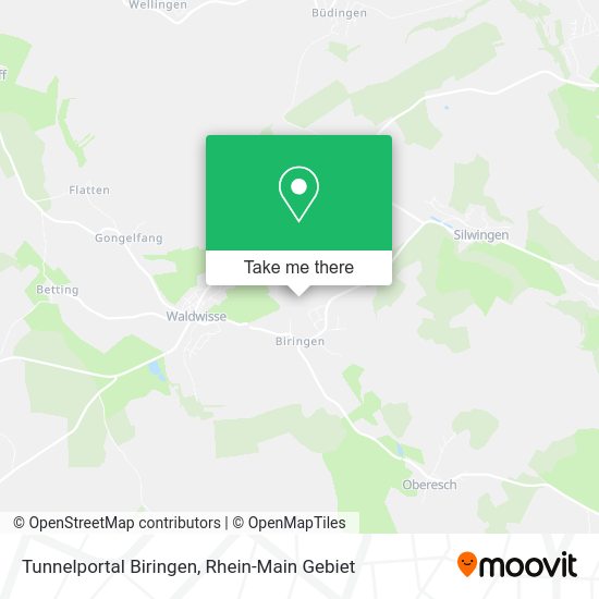 Карта Tunnelportal Biringen